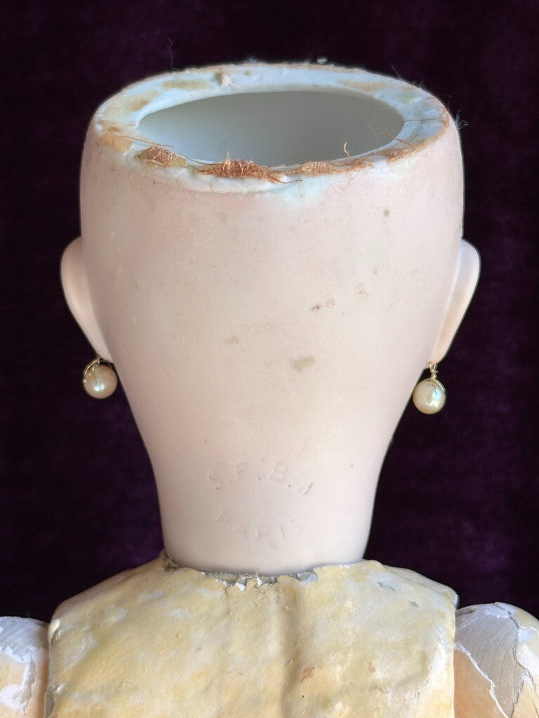 Antique French 23” SFBJ Paris Bisque Head Doll