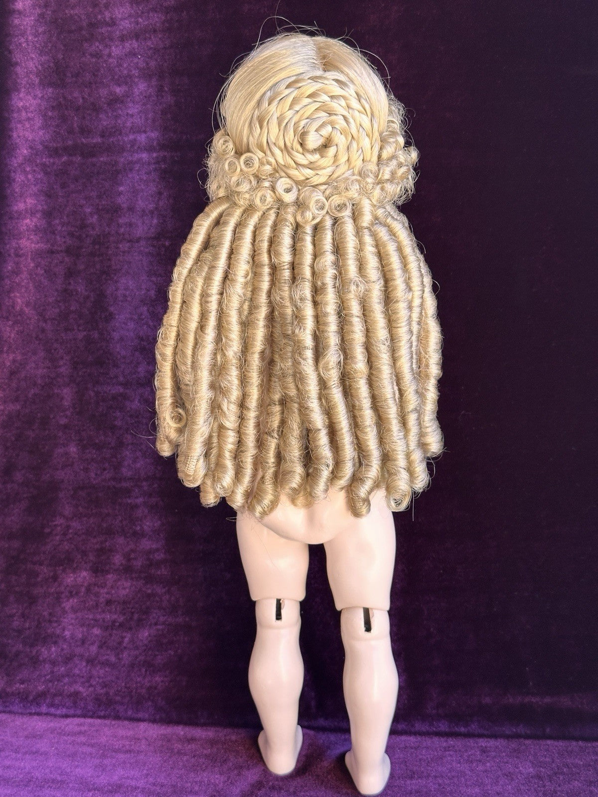 Vintage 17” Porcelain Compo Reproduction of Antique French Jumeau Triste Doll