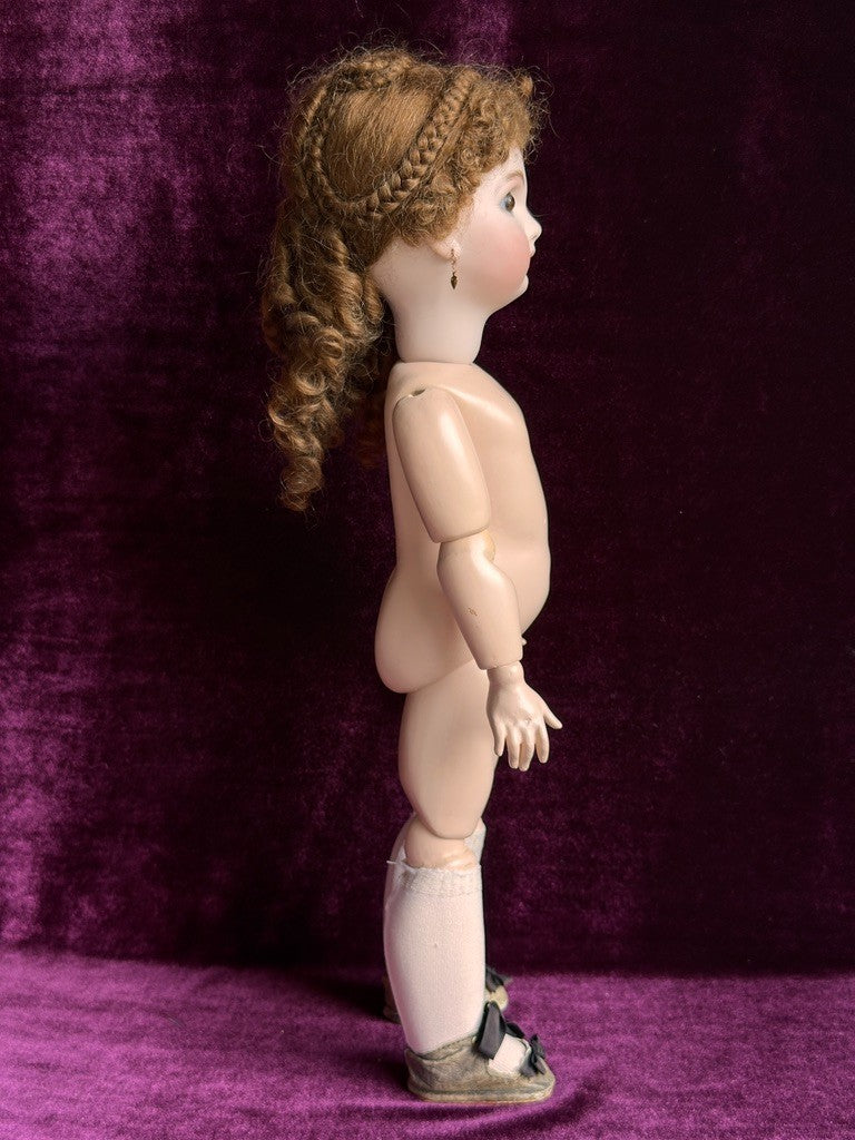 Vintage Reproduction of French Jumeau 18” Doll Porcelain Head by Calli Lou