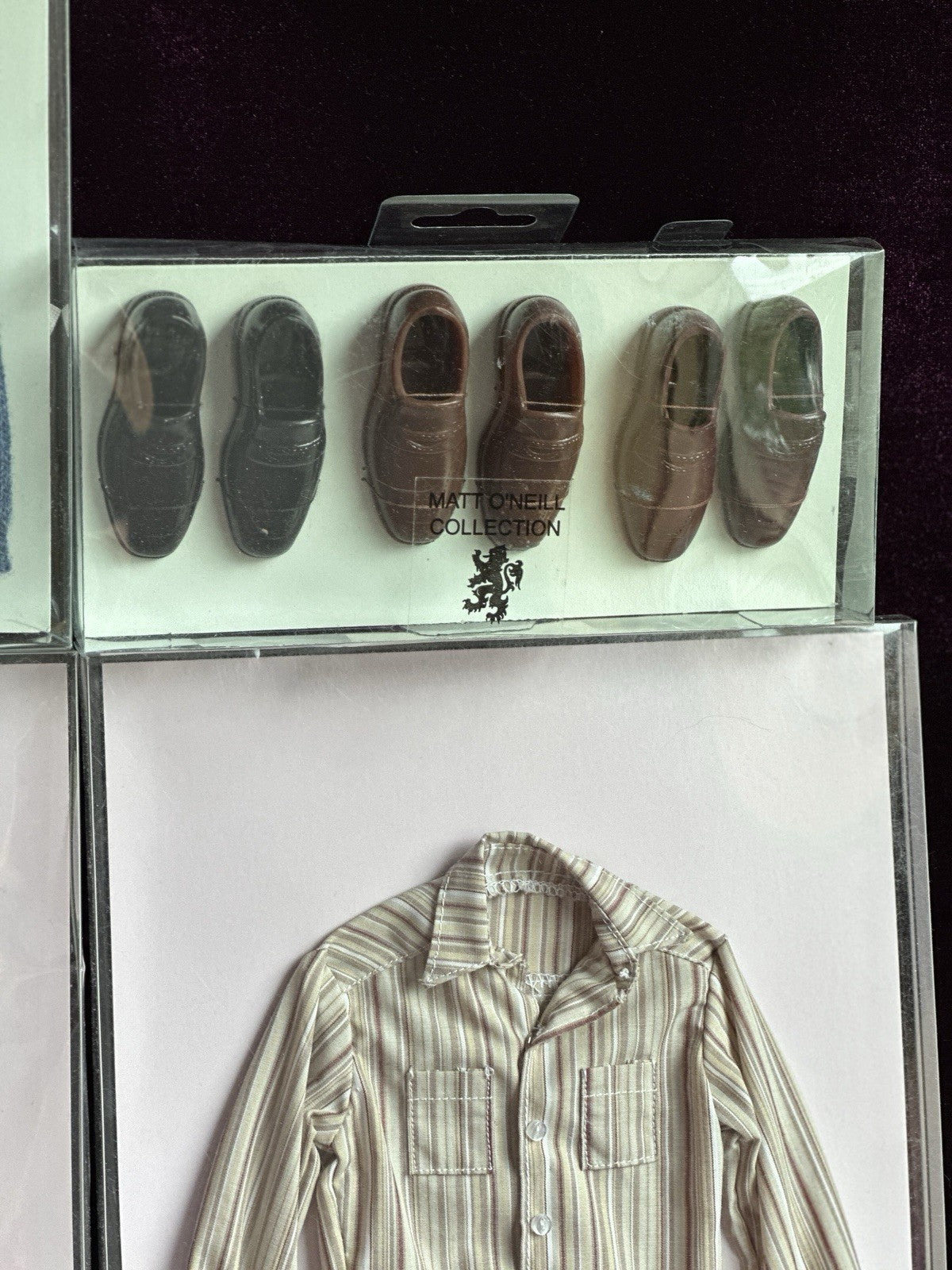 Lot of 4 Matt O'Neill Collection Male Tonner Doll Shirts Sweater Shoes NIB