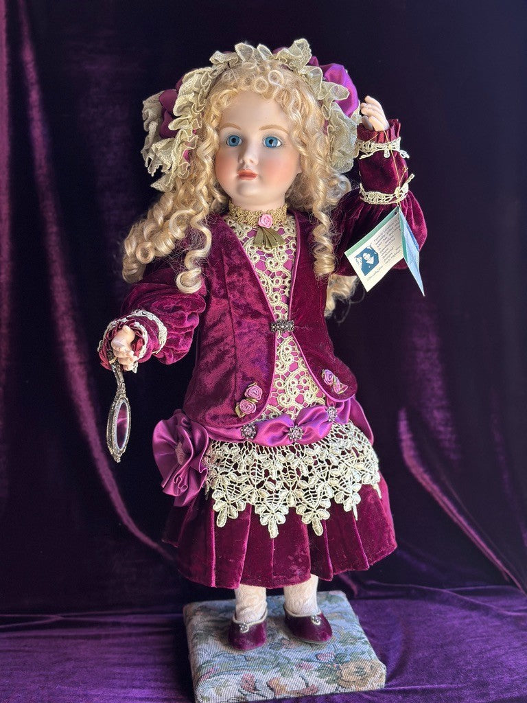 Patricia Loveless 24.5" Bernadette Musical Porcelain French Bebe Doll LE 200