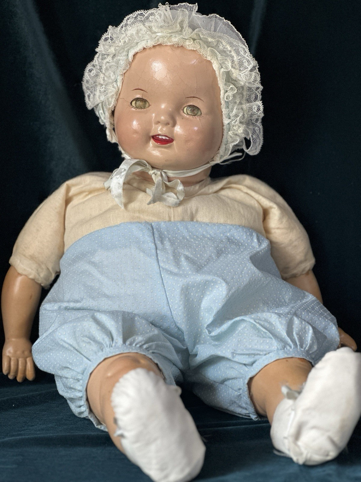 1930s Vintage 23" American Character Petite Composition Baby Doll