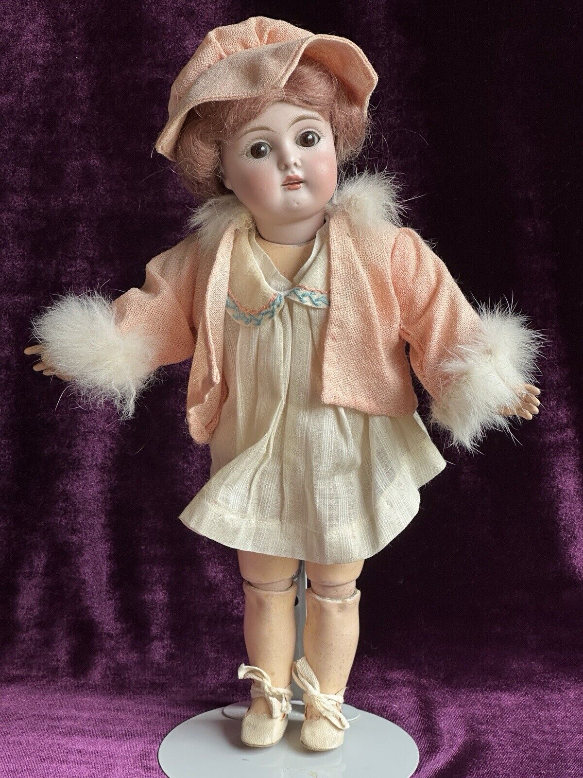 Very Rare Antique German 11.5” Petite Kestner 173 Bisque Head Doll