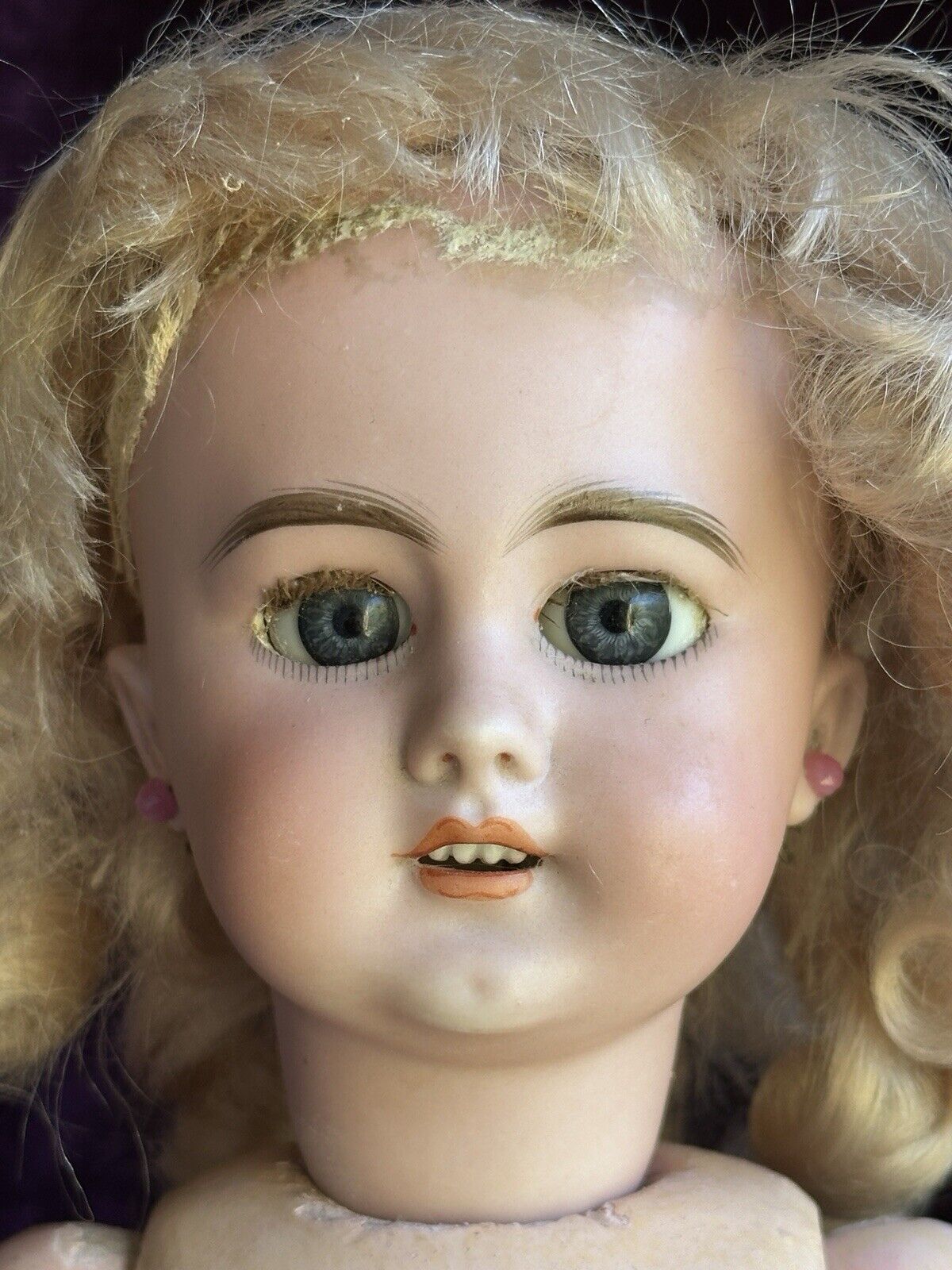 Antique French 19” Jumeau Dep Bisque Head Doll