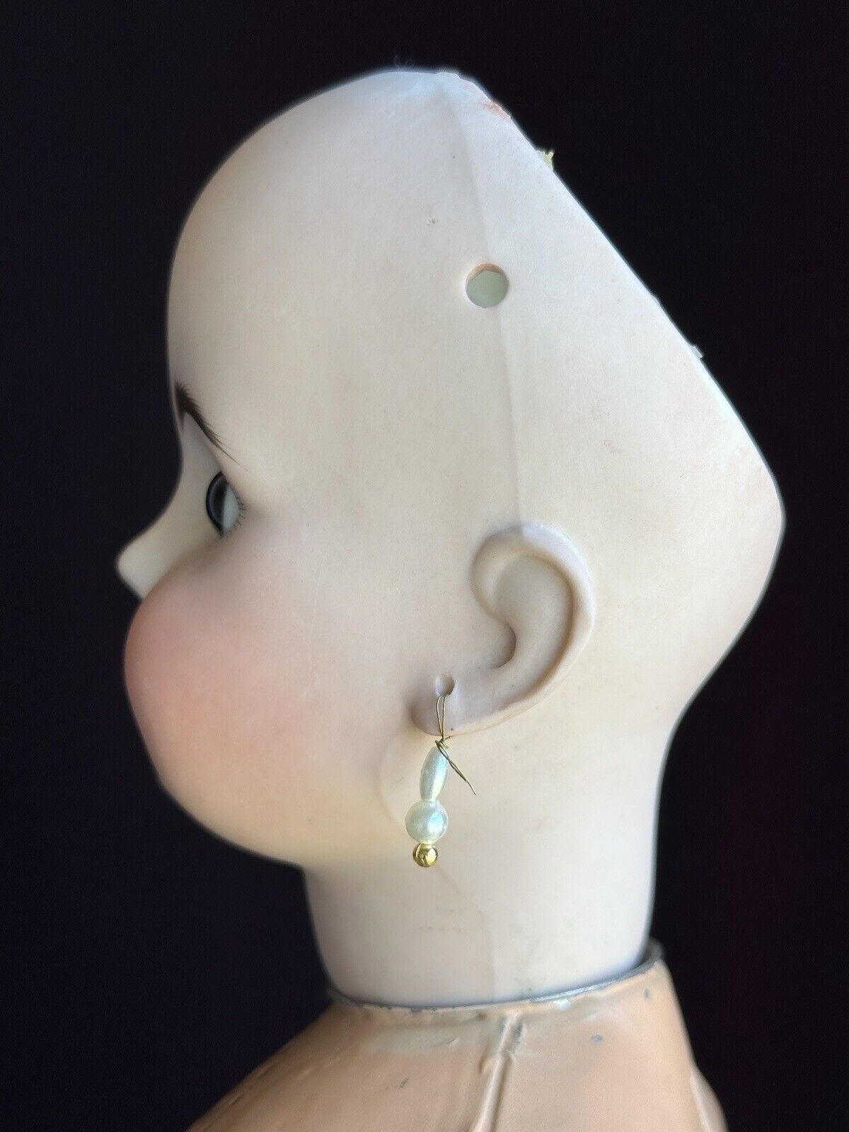 Antique German 22" Bahr Proschild 224 Edison Phonograph Sonnenberg Bisque Doll