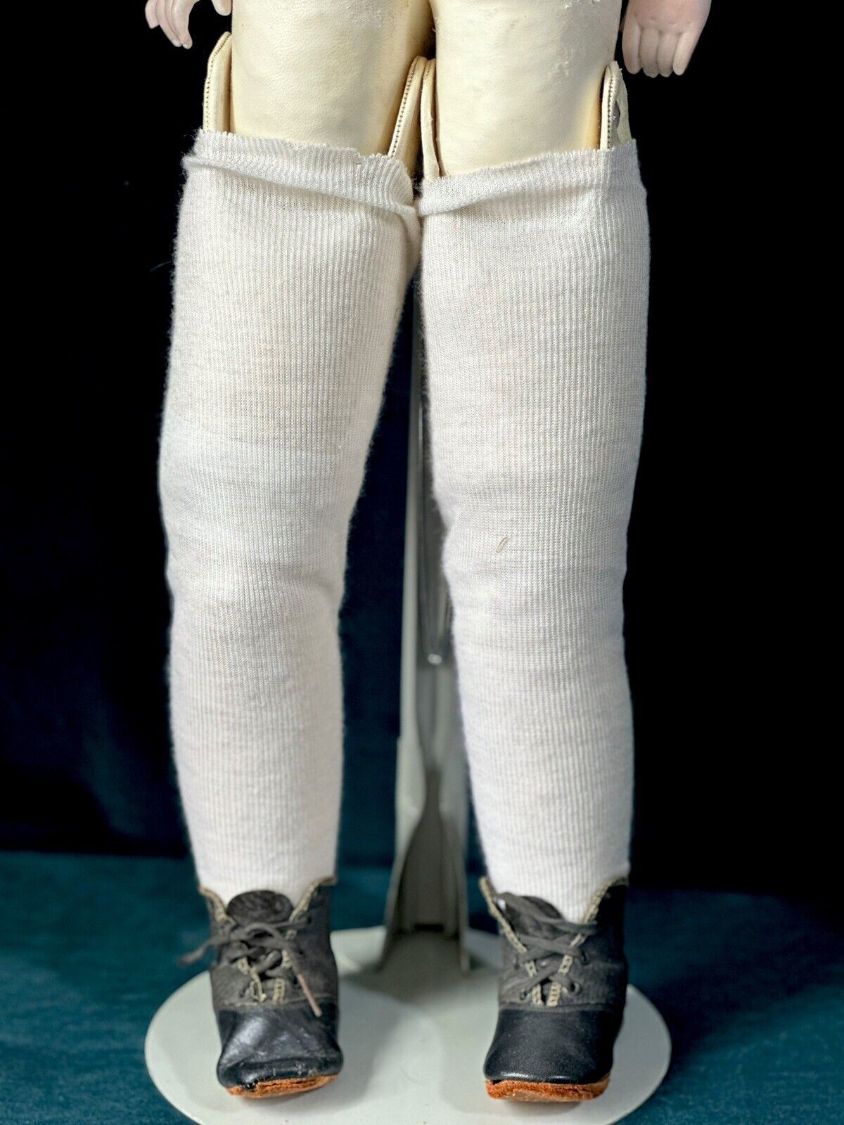 Large 30” JDK Kestner Mold 154 Bisque Head/Shoulder Leather Body Doll