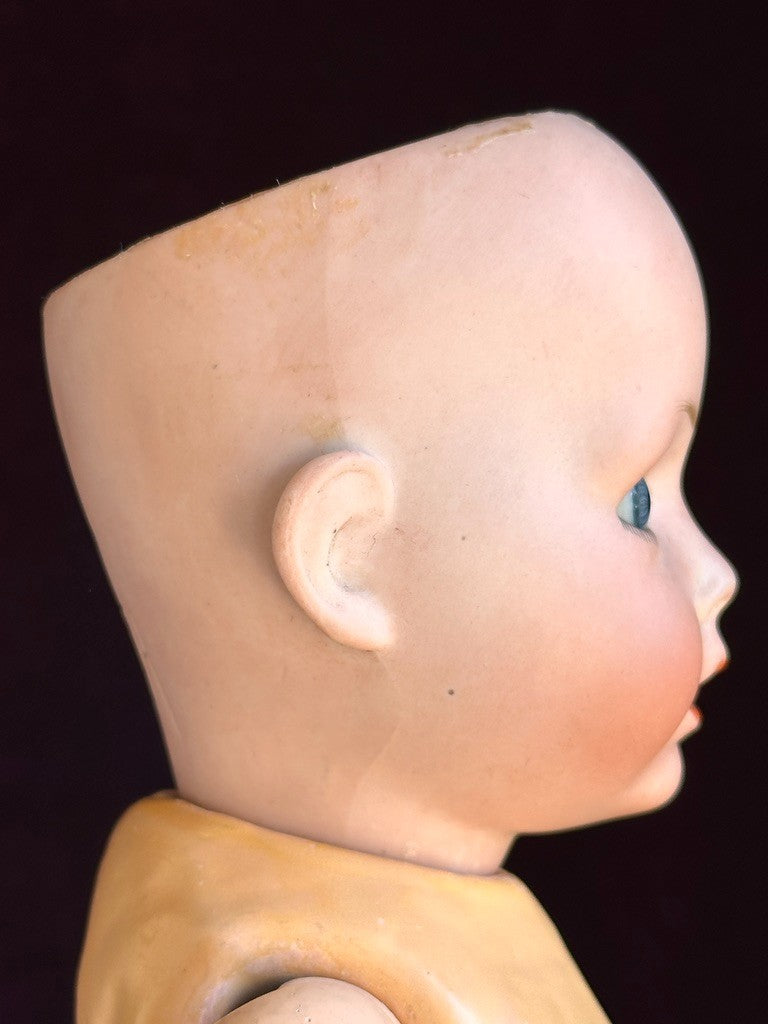 Antique German 14" Schoenau & Hoffmeister Bisque Head Toddler Character Doll