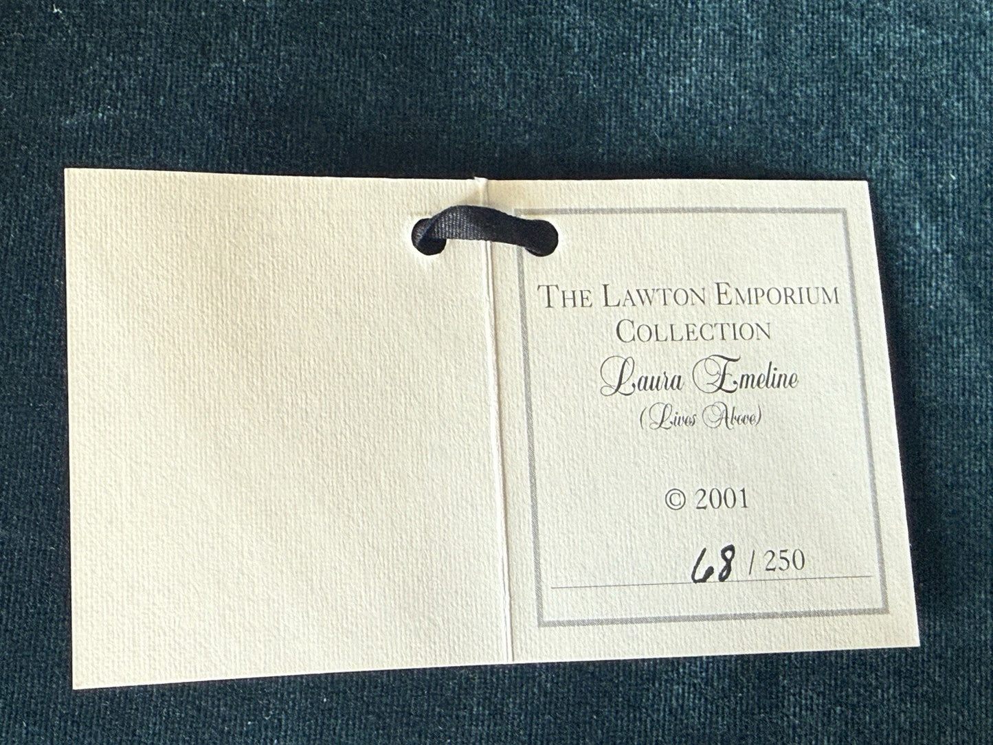 MIB Wendy Lawton “Laura Emeline” Wooden Body 8” Doll LE 250 Box/COA/Tag