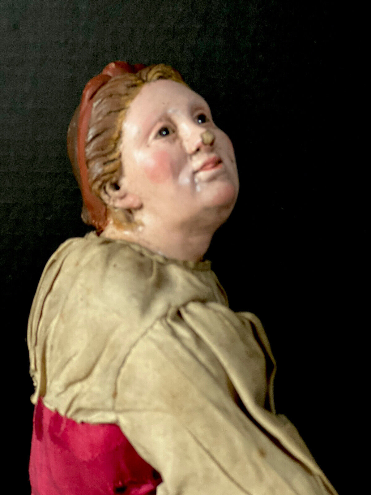 Antique Original Late 18th Century 14 1/2” Neapolitan Crèche Figure Doll