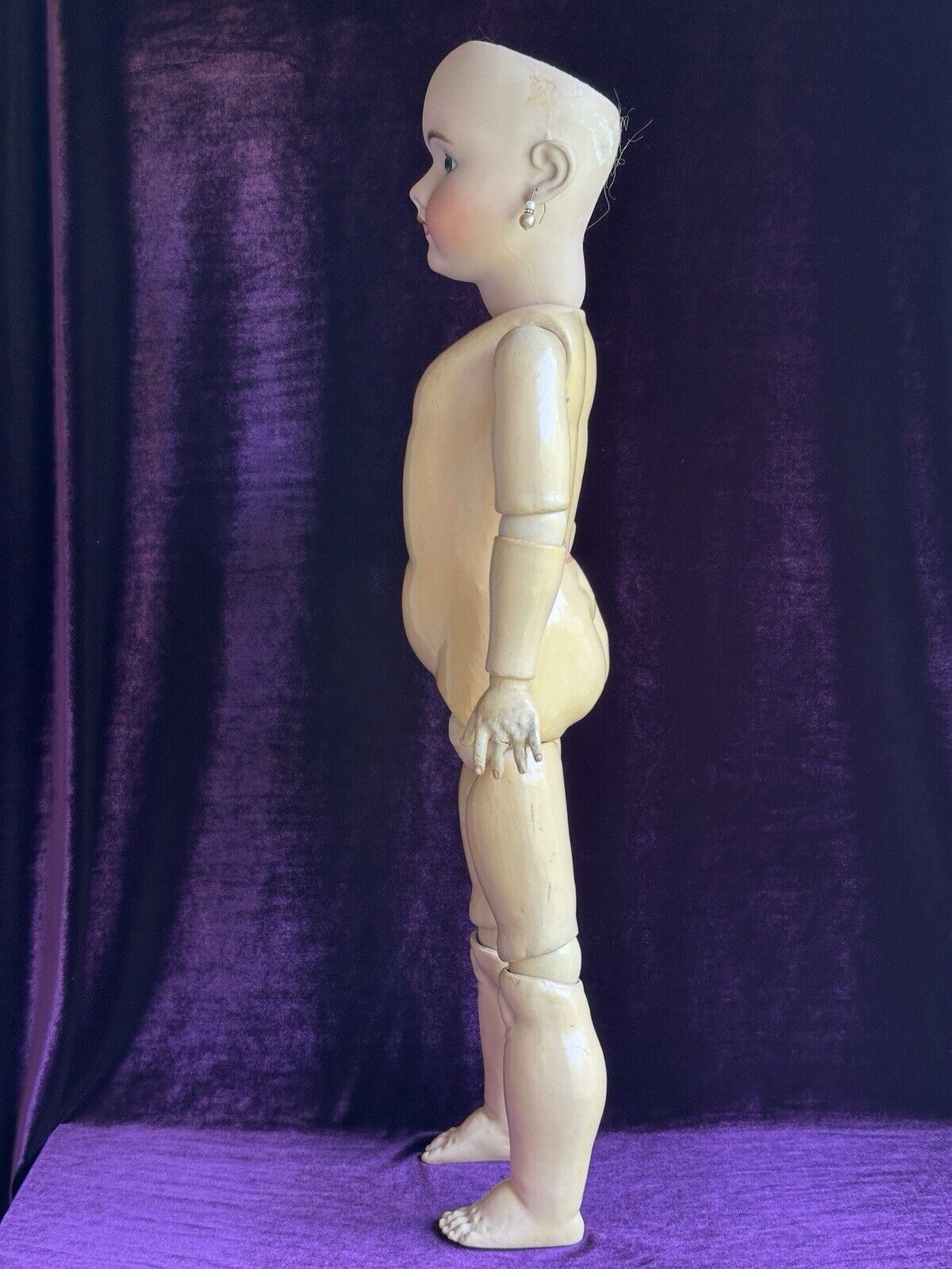 Large Antique German 31” Heinrich Handwerck 109 Bisque Head Doll