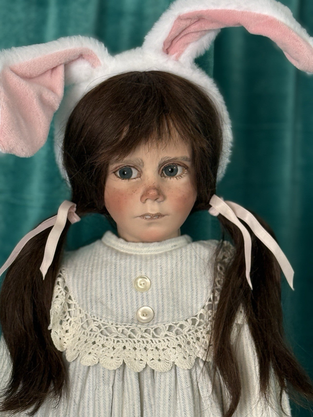 OOAK Porcelain 25” Doll “Angry Clementine” By German Artist Grossle-Schmidt