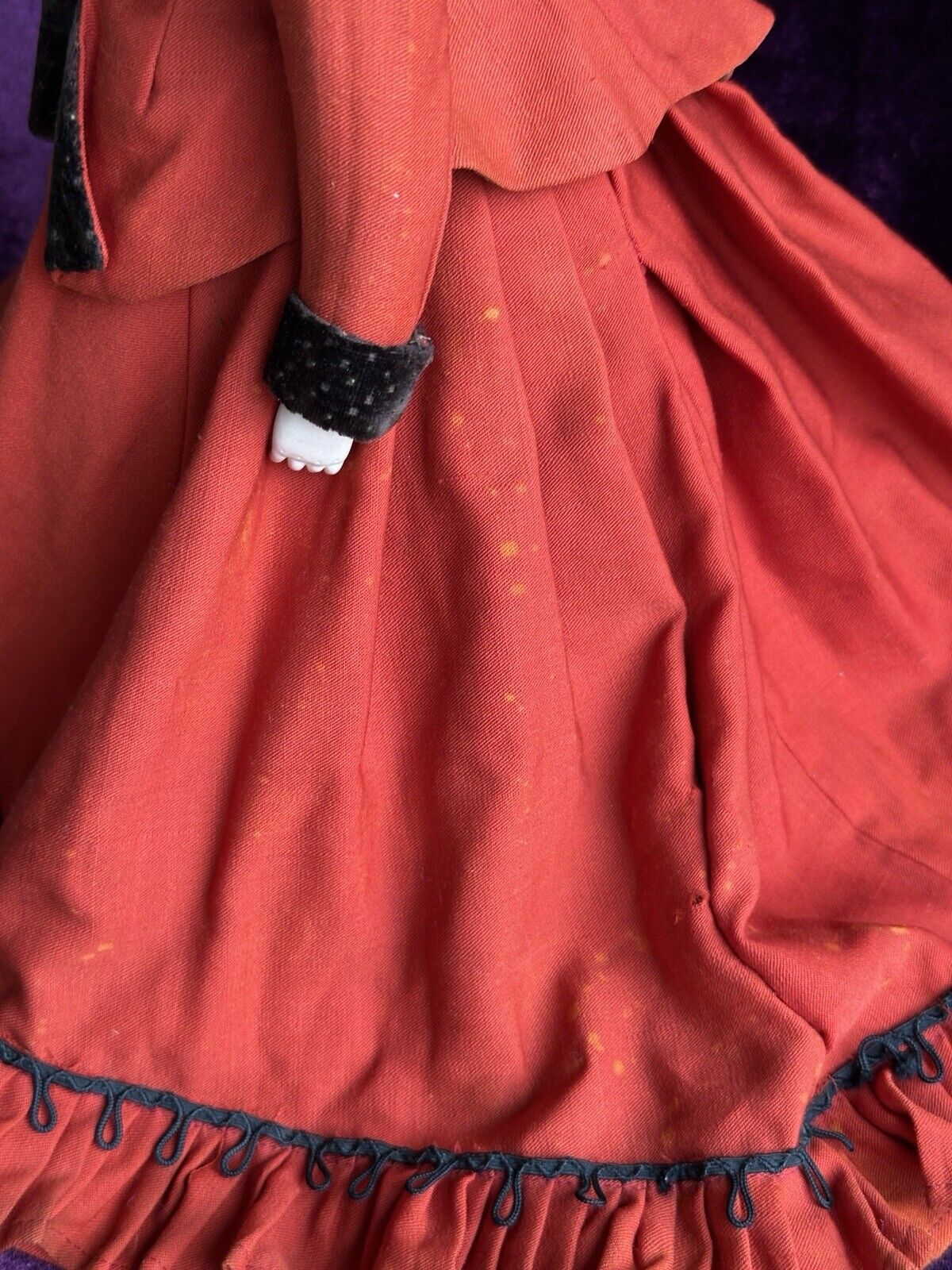 Vintage 15” Reproduction of Antique French Huret Fashion Doll with Glass Eyes