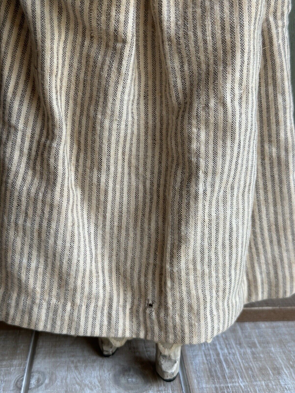 Large 19” Artist Signed Wood Carved Grodnertal Style Articulated Doll