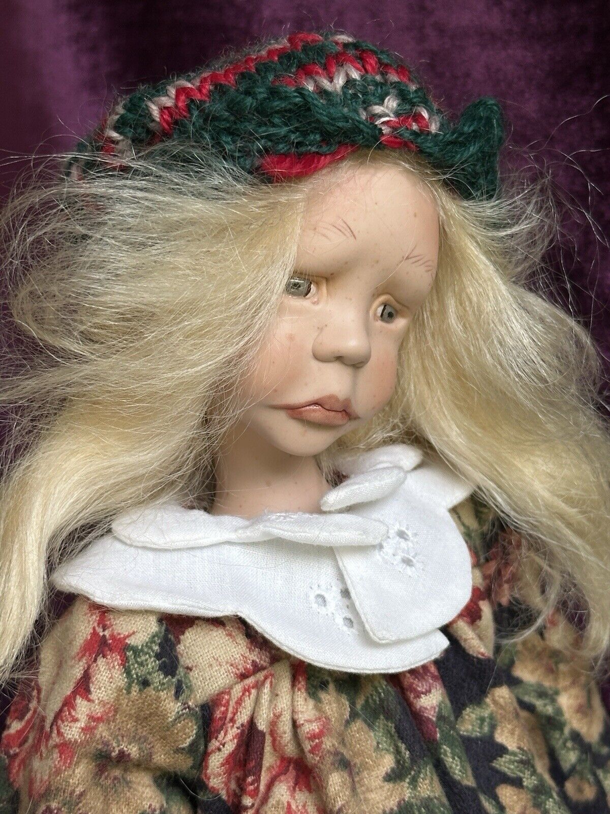 Collectible Porcelain 15” Artist Doll Chloe by Sandi McAslan LE 50