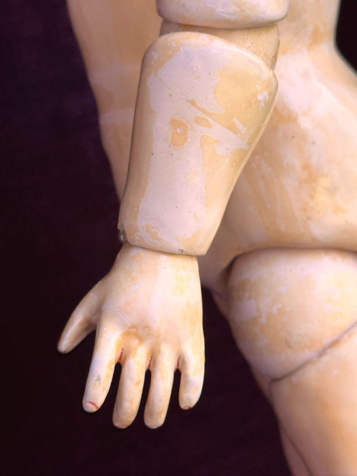 Rare Early Antique German 18” Kestner 189 Bisque Head Doll Composition Body