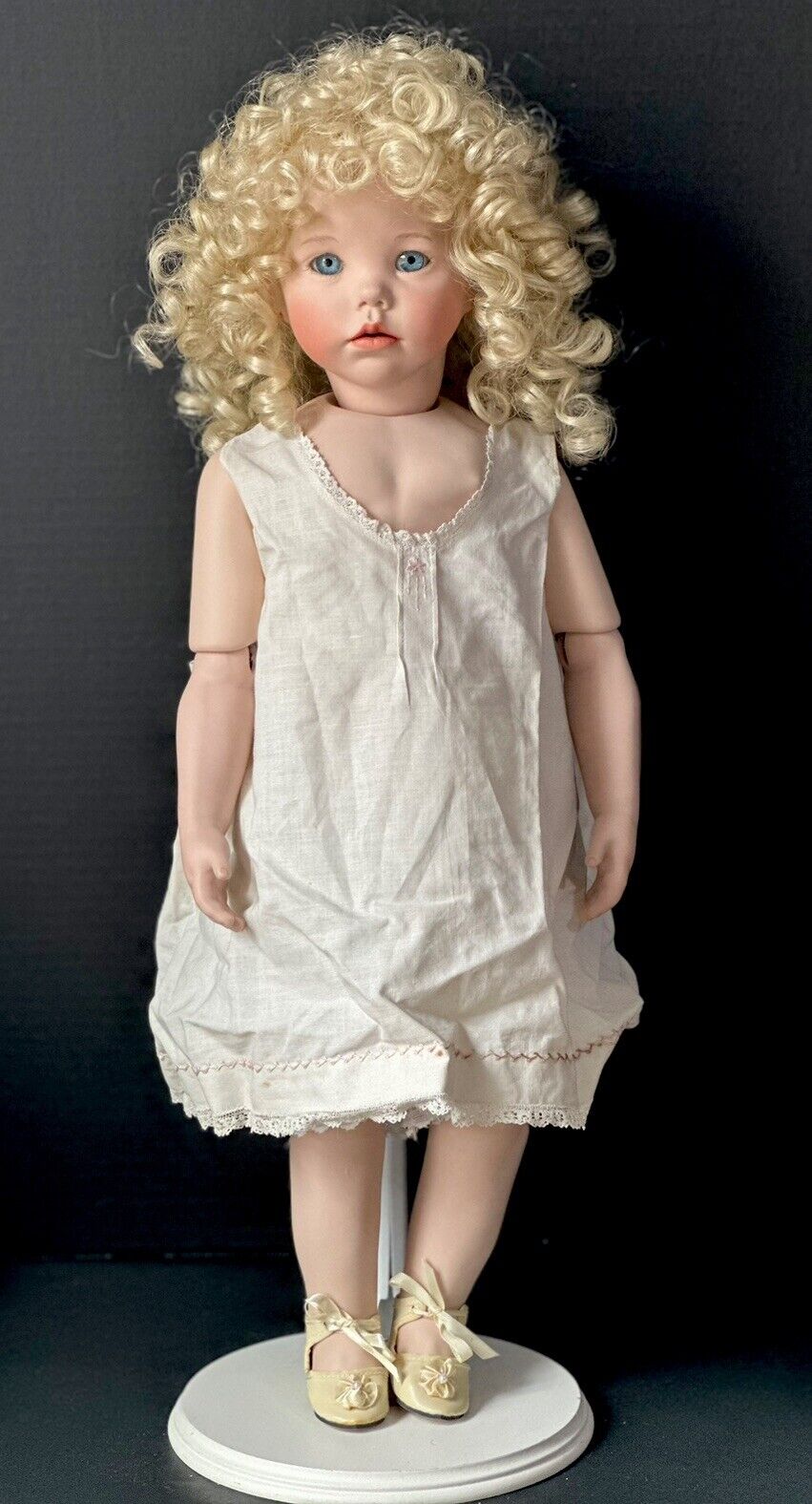 Artist Reproduction Of “Hilary” by Dianna Effner 23” Porcelain Doll French Body