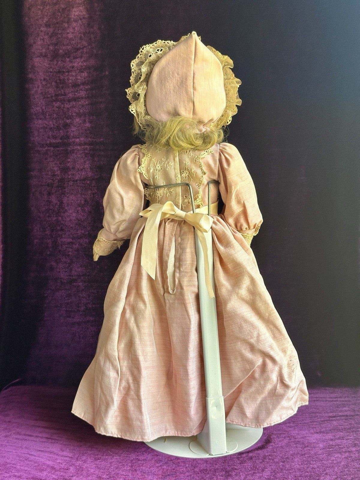 Antique German Armand Marseille 23” Princess Doll Bisque Head Composition Body