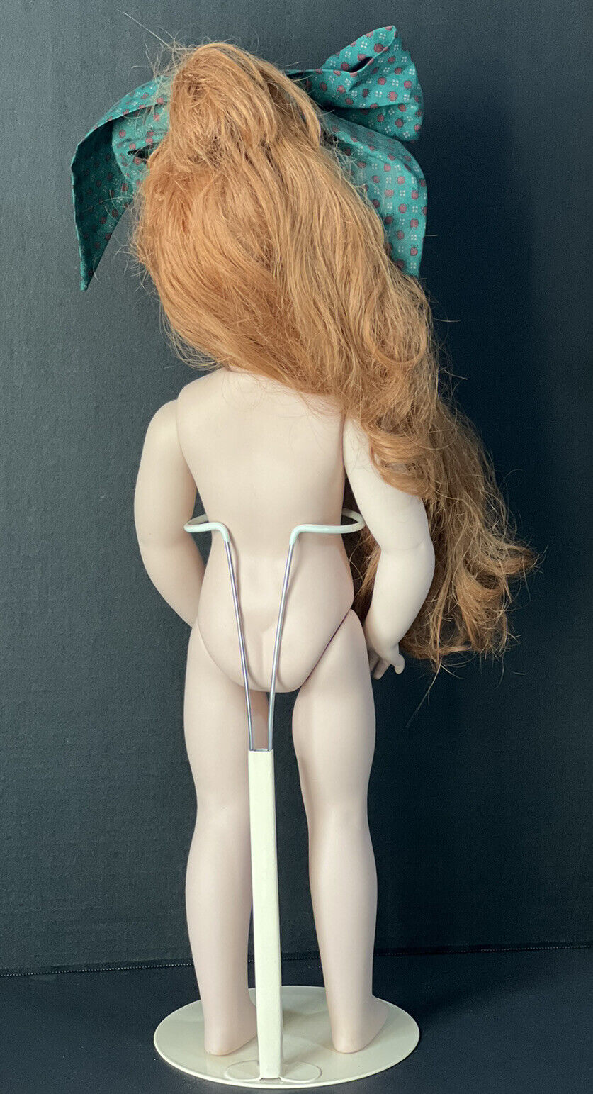 Collectible Porcelain 24” Doll “Candy Apple” Linda Rick Doll Maker Box/tag