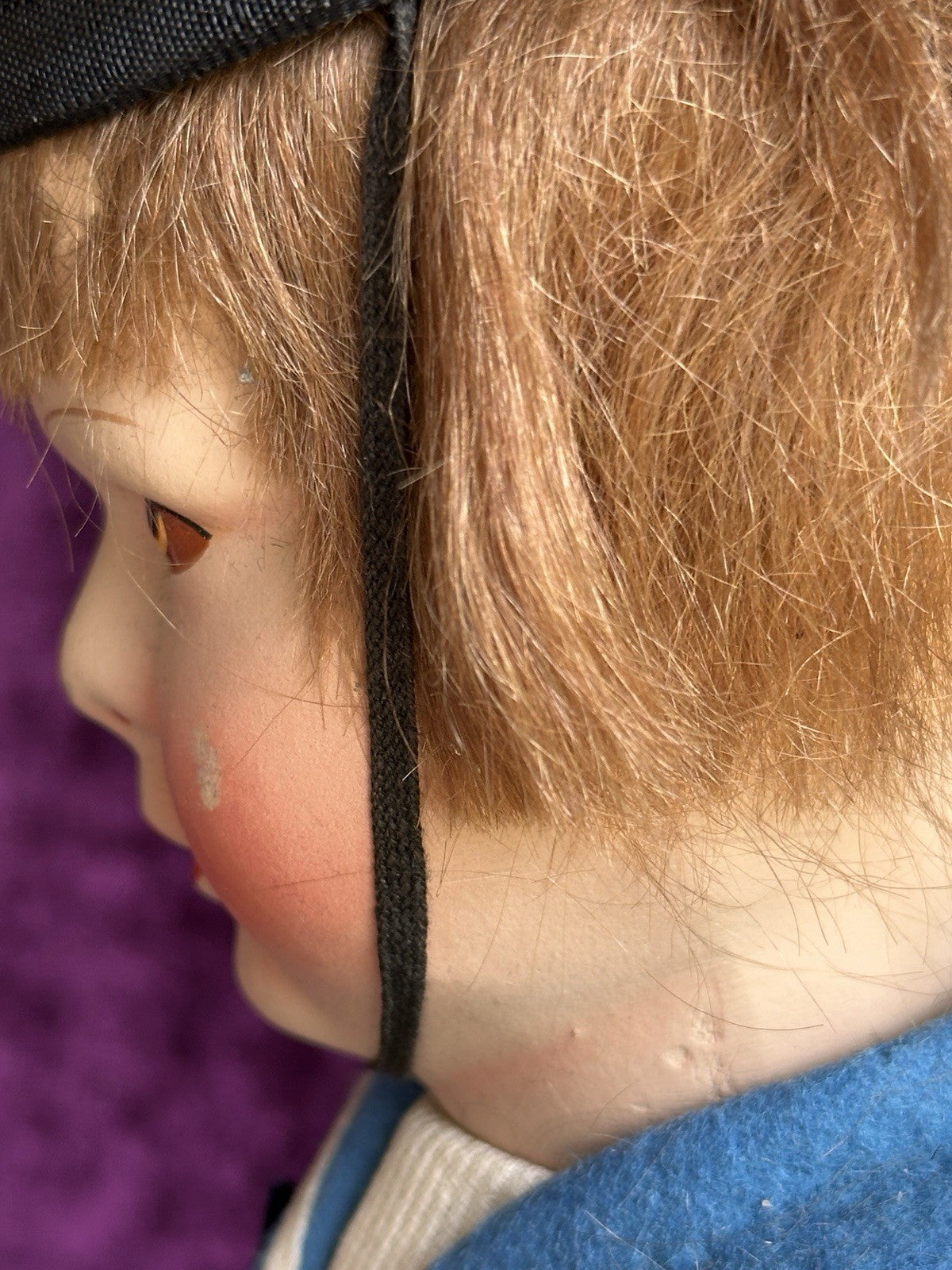 Vintage 15” Italian/French Raynal Style Cloth Sailor Boy Doll