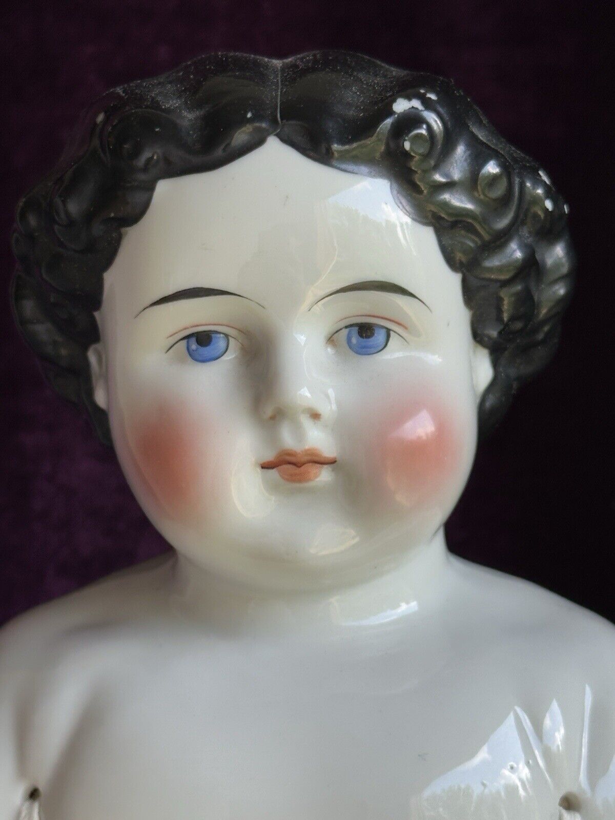 Antique German 23” Alt Beck Gottschalk (?) China Shoulder Head Victorian Doll
