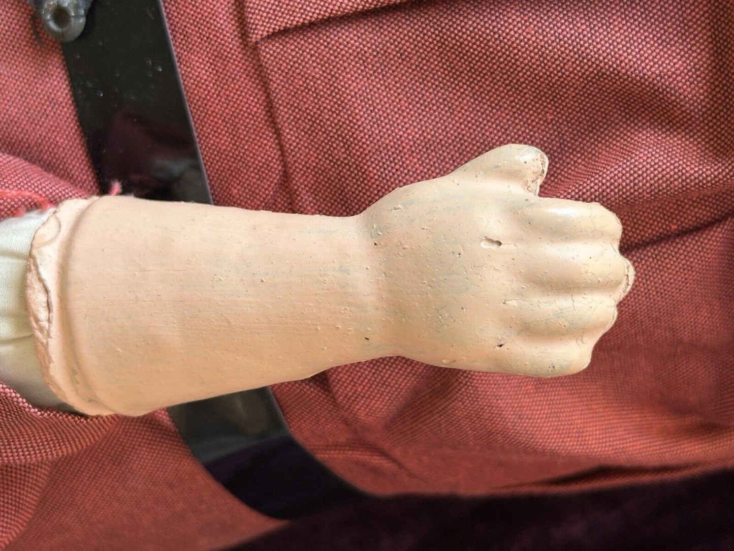 Antique 25” Elektra American Toy & Novelty Company (?) Composition Boy Doll