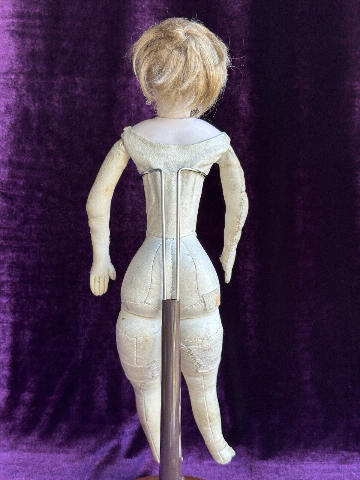 Antique French 15” Louis Doleac Bisque Head Fashion Depose Poupee Doll