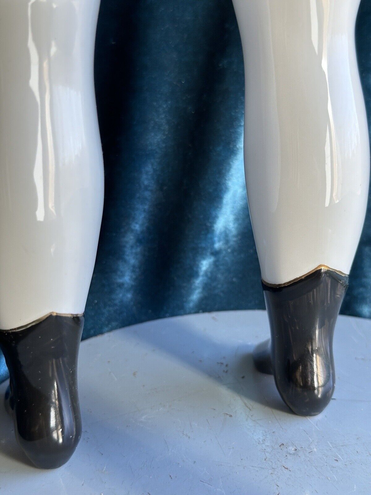 Large 31” Antique German Flat Top Highbrow China Shoulder Head Fashion Doll
