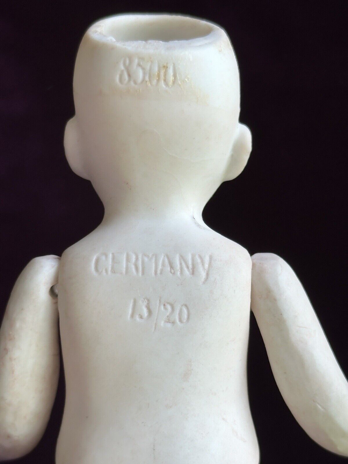 Antique German 5.25” All Bisque 8500 Miniature Dollhouse Mignonette Doll
