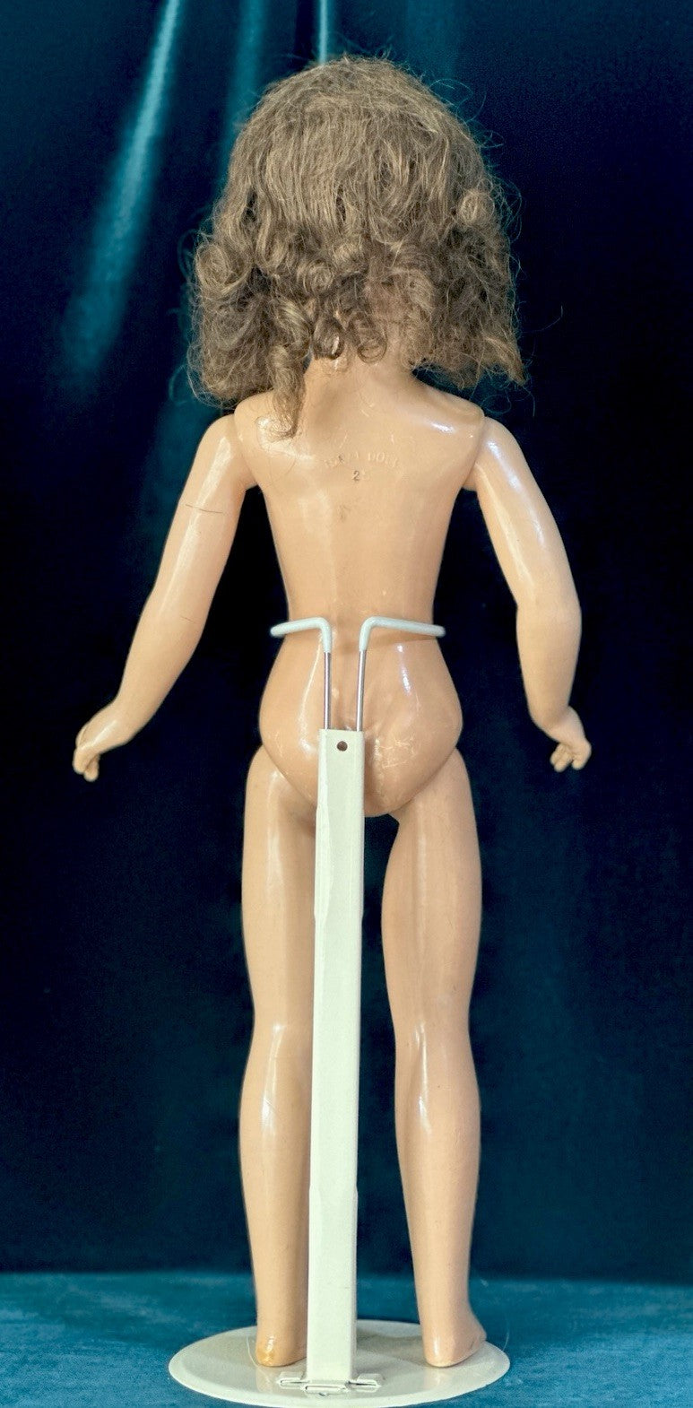 Large 24” Vintage 1940’s Composition  Deanna Durbin Doll by Ideal Company