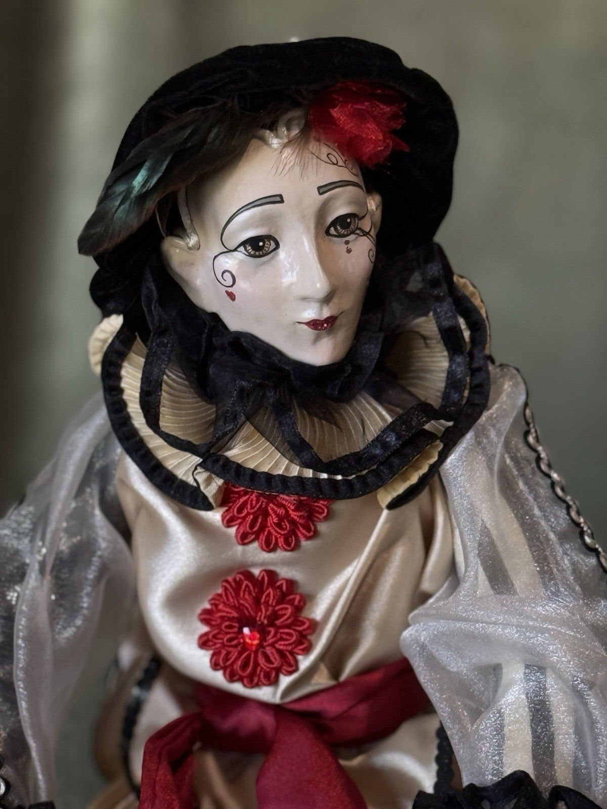 MIB Wayne Kleski Katherine's Collection JACQUES Pierrot 25” Doll Box/COA/Tag