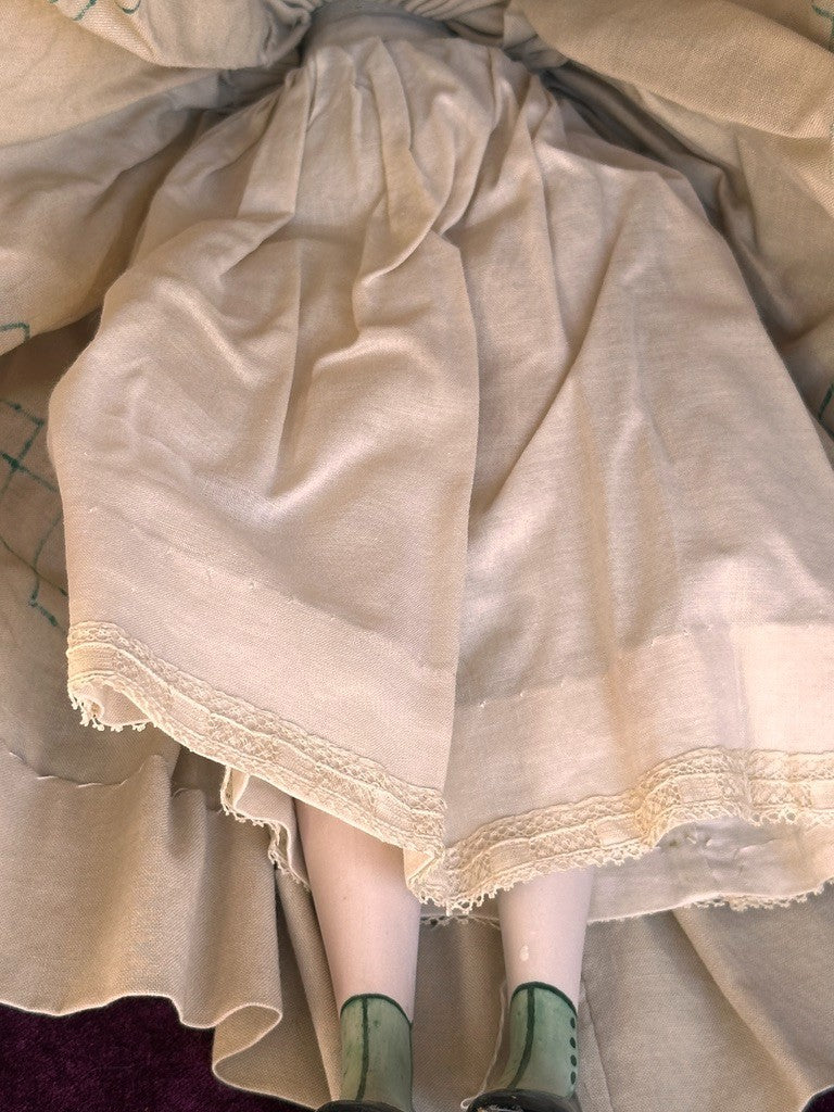 Vintage 1969 Original Artist Mold 14" Porcelain Cloth Doll