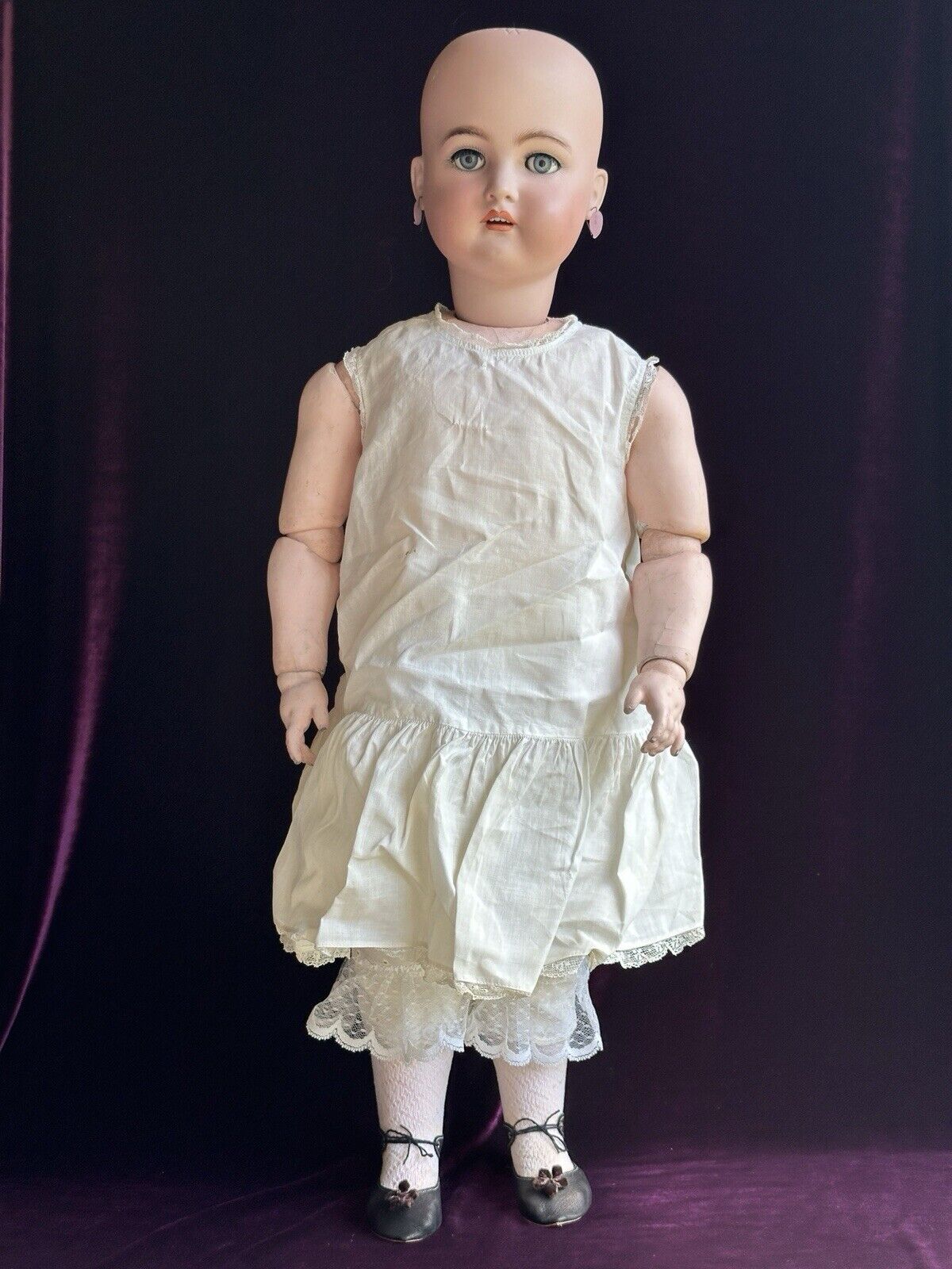 Large Antique German 31” Simon Halbig Kammer Reinhardt 80 Bisque Head Doll