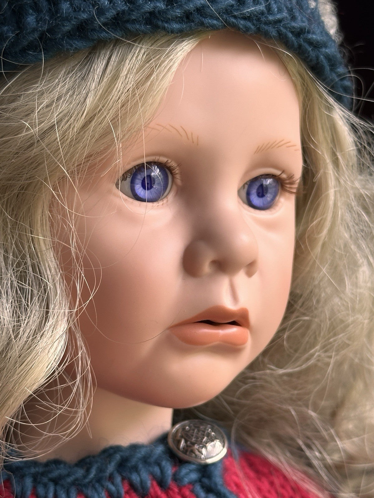 Collectible Vinyl Julie Good-Kruger 21” Signed Doll