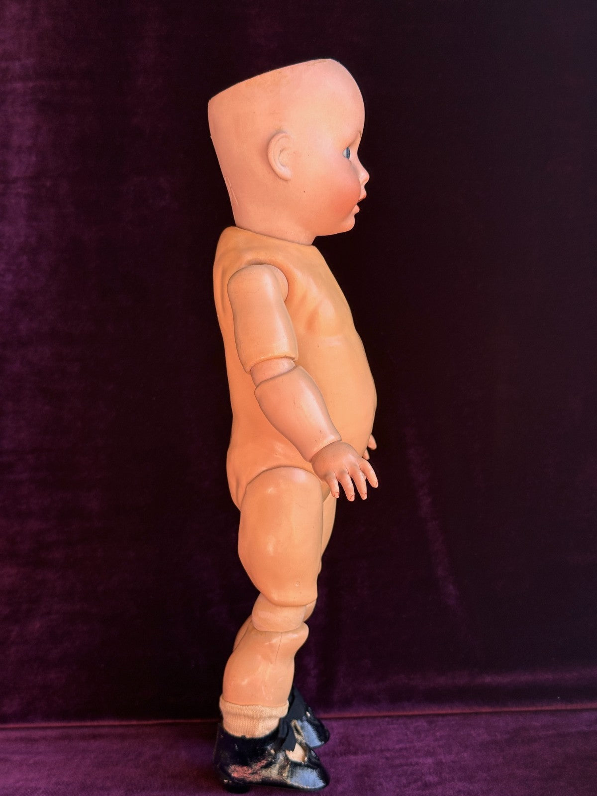 Antique German 14" Schoenau & Hoffmeister Bisque Head Toddler Character Doll