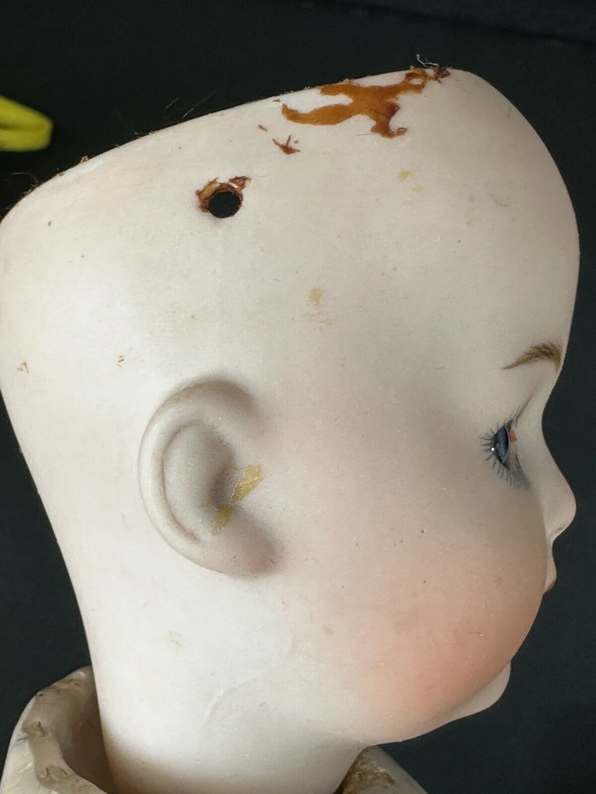 Rare Antique German Heubach Gebrüder Mold 10532 Bisque Head Character 9” Doll