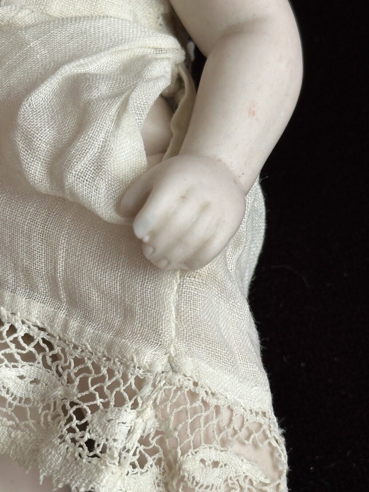 Rare Antique German 6” All Bisque Gebruder Kuhnlenz 96 Mignonette Doll