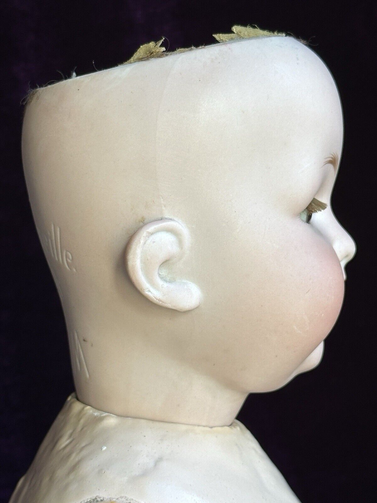 Large Antique German 23” Armand Marseille 990 Bisque Head Baby Doll