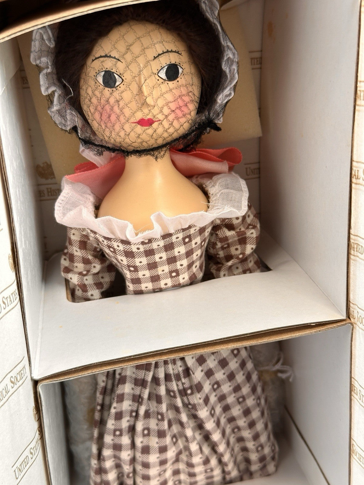 Fred Laughon UFDC Charity Wooden Peg Doll NRFB Historical Society