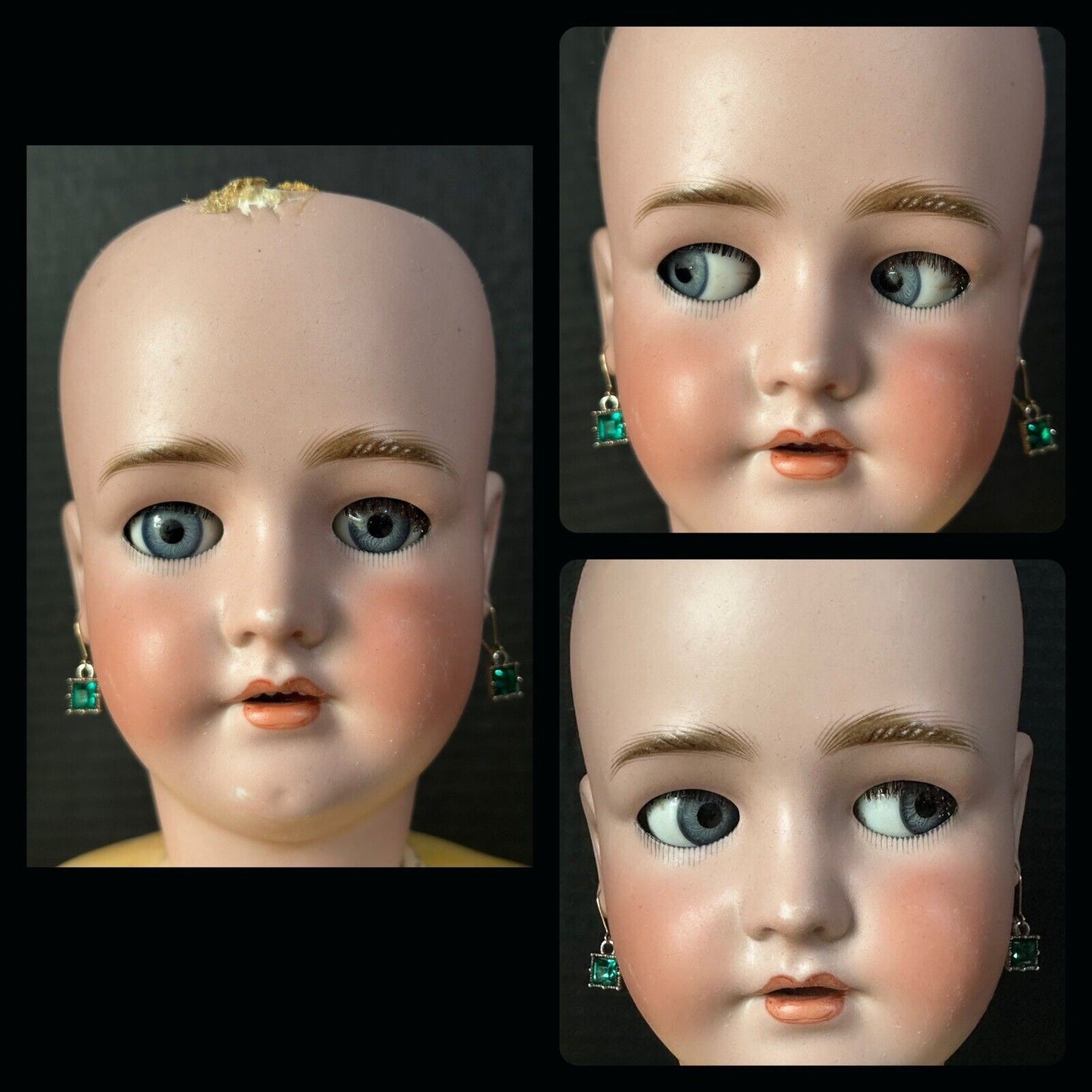 Antique German Simon Halbig & Handwerck 29” Doll Flirty Eyes