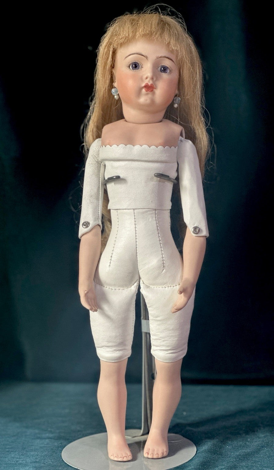 Vintage Reproduction of Antique French Bru Jne 14” Doll Handmade Outfit
