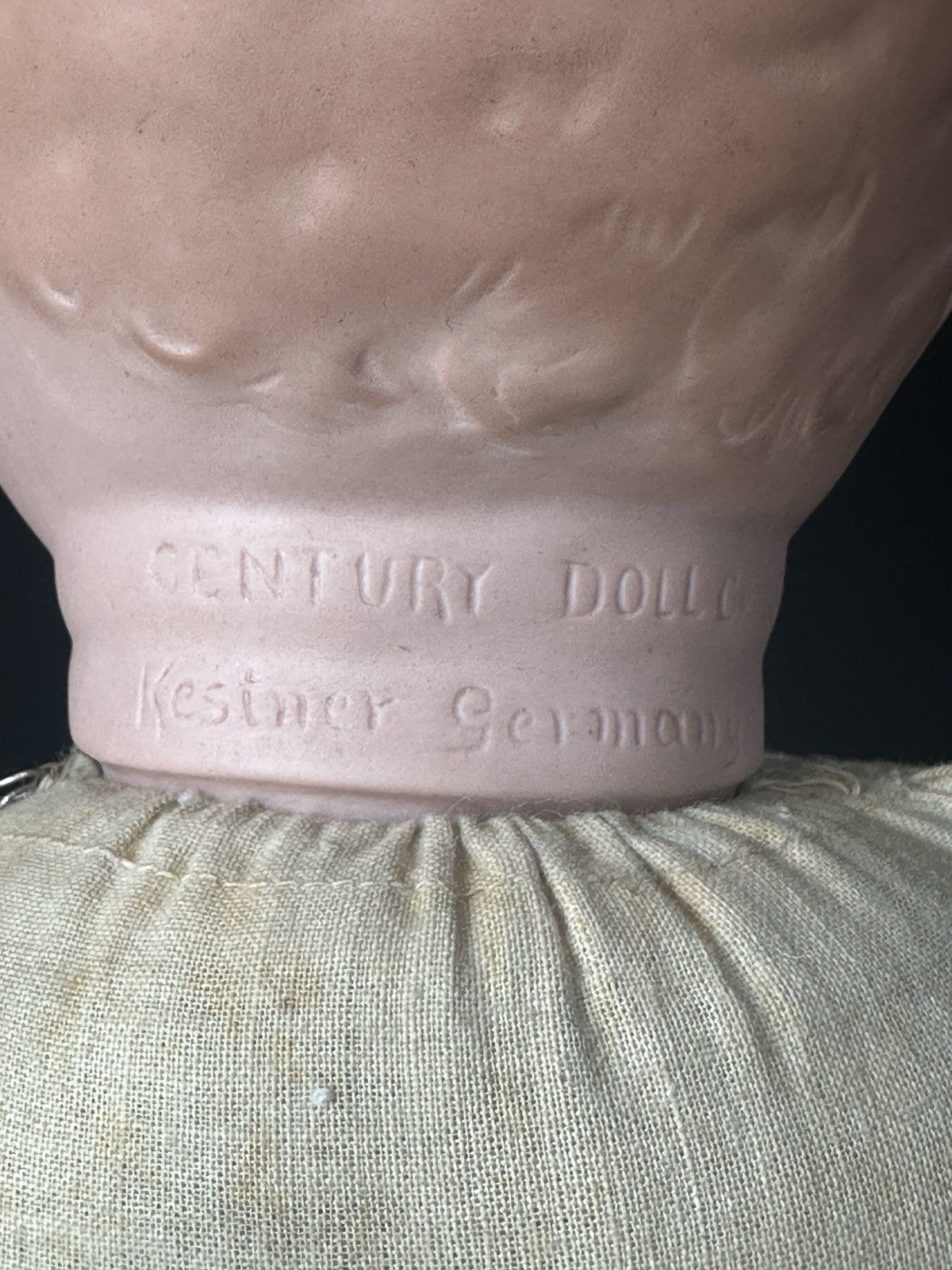 Antique Kestner Century Baby 18” Doll Bisque Head