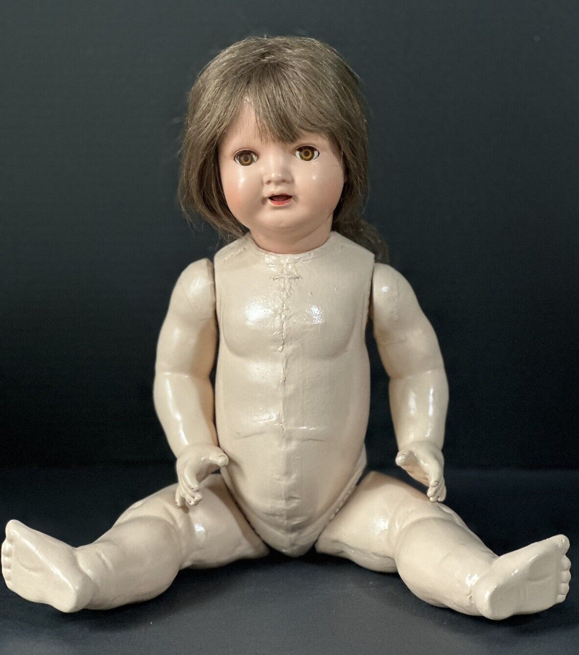 Antique German KWG (Keramische Werke Gräfenhain) 21” Doll Mold 133/2