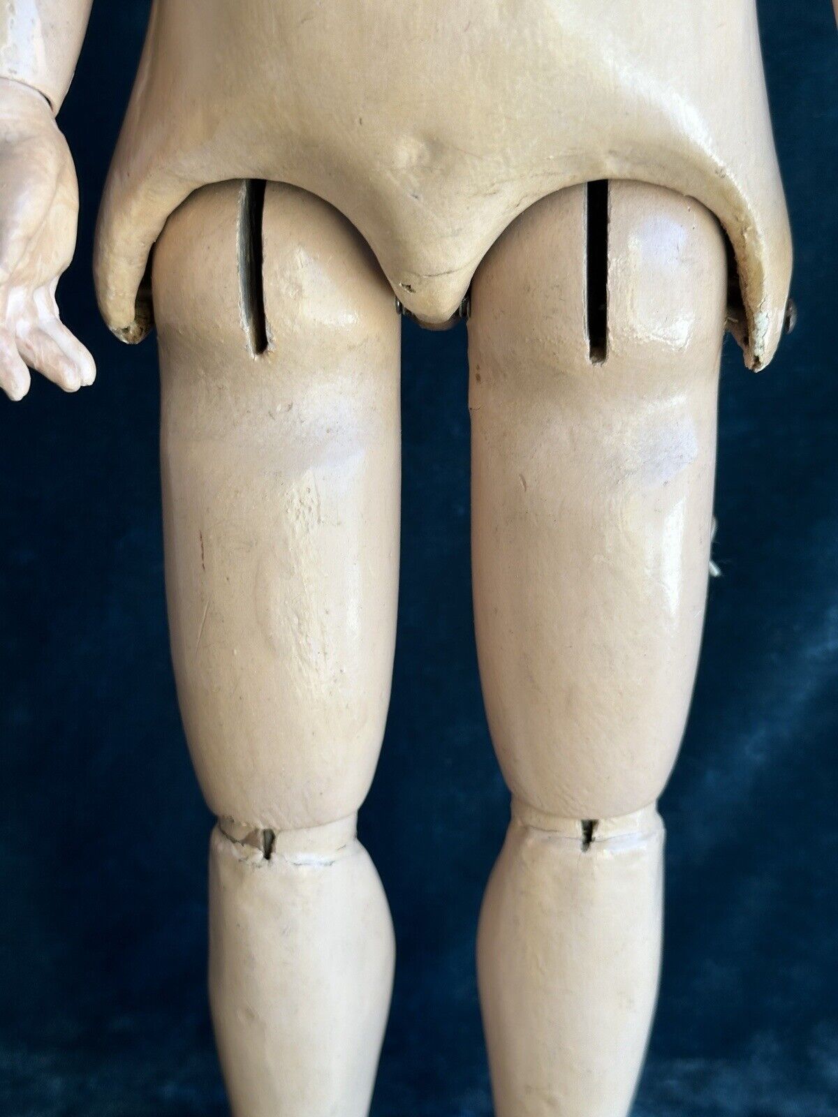 Antique German 22” Adolf Wislizenus Special Bisque Head Doll Walker Body