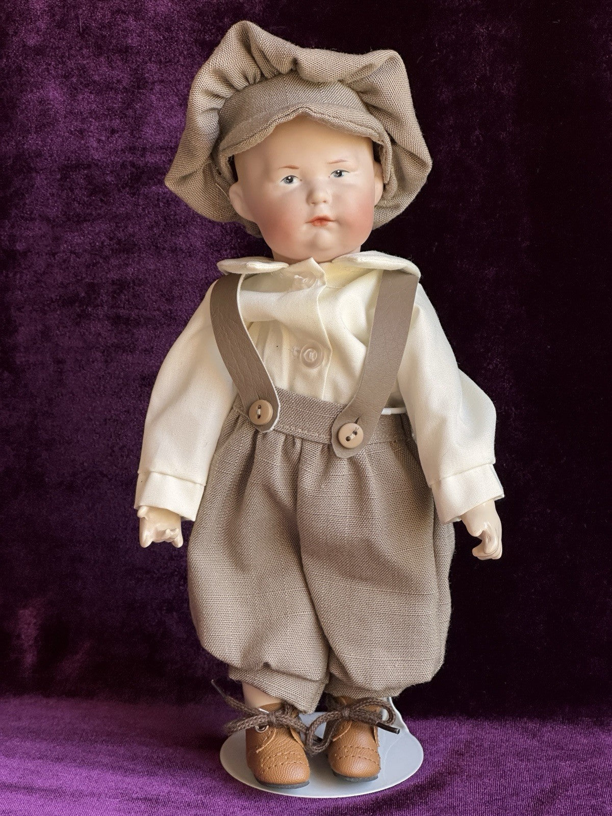 Porcelain Branka Schärli Repro of Antique Gebruder Heubach 7744 Character Doll