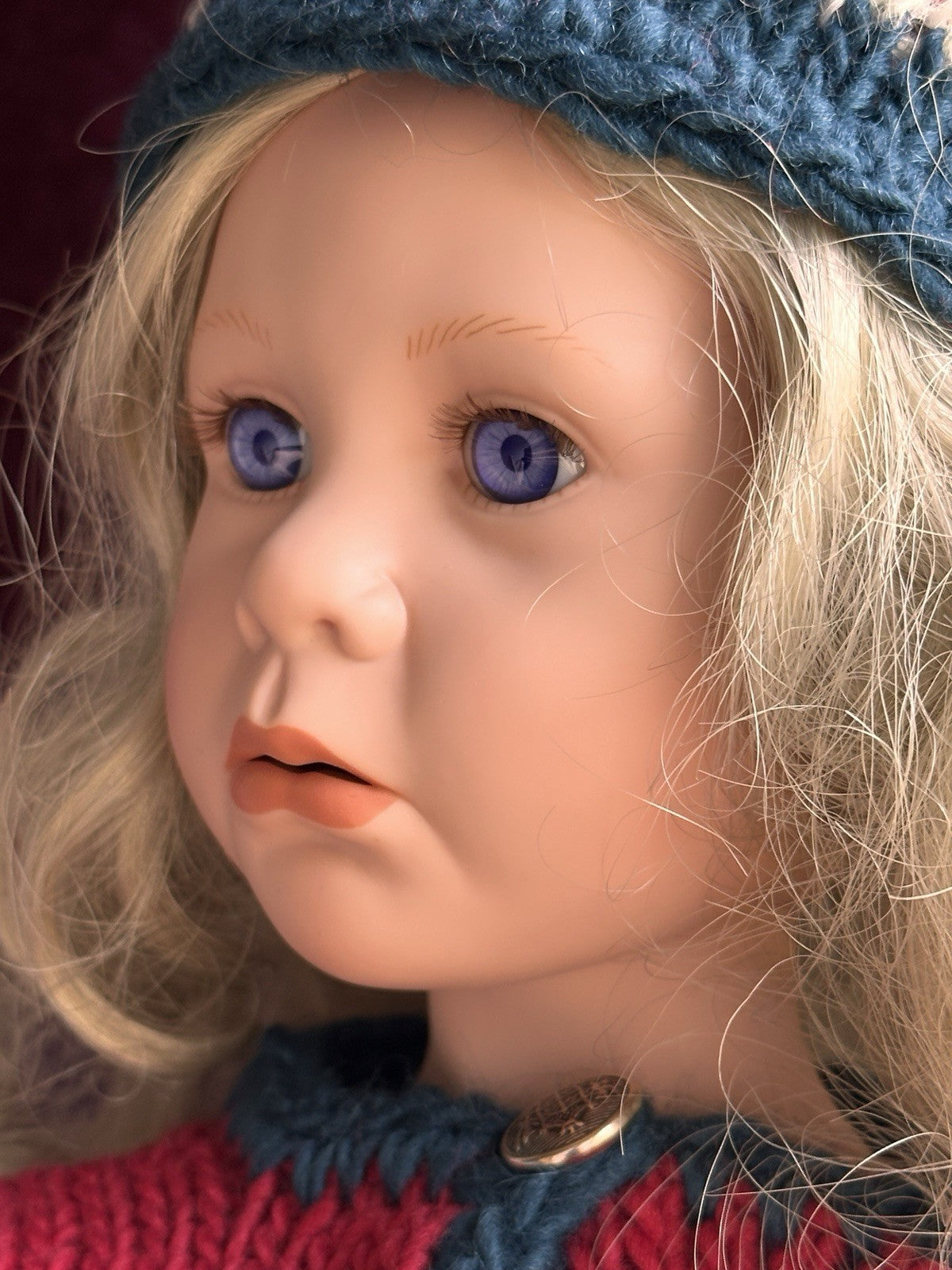 Collectible Vinyl Julie Good-Kruger 21” Signed Doll