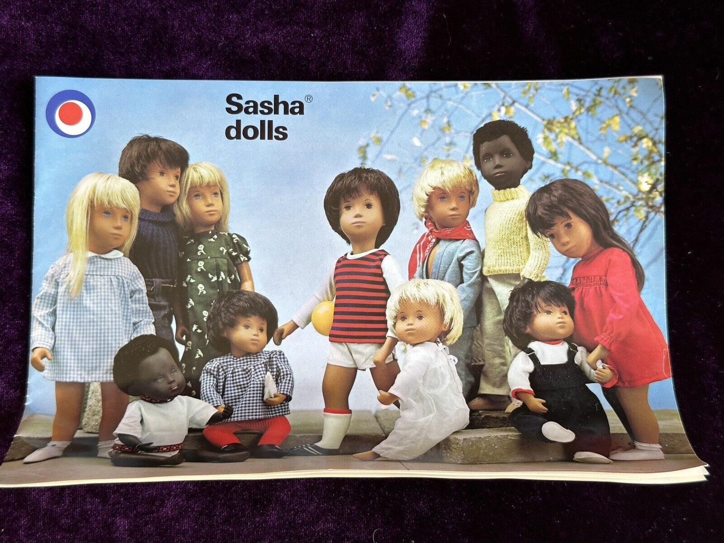 Vinyl Trendon Sasha Blonde Gingham Girl Doll England with Box Winter Outfit