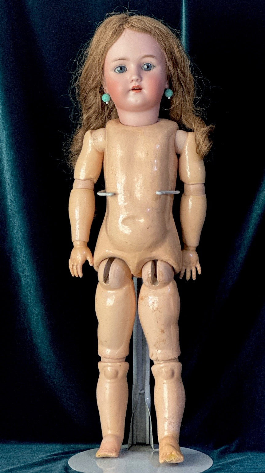 Antique German Simon Halbig Heinrich Handwerck Bisque Head 24” Doll