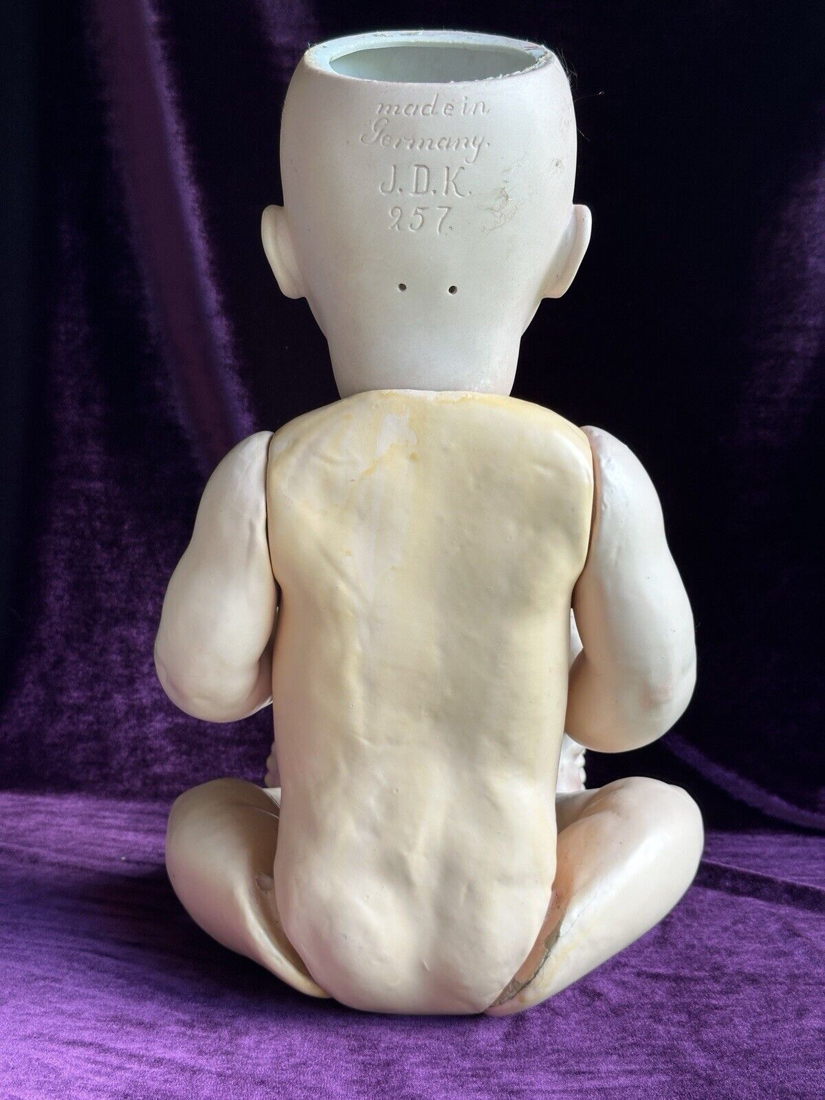 Large Antique German 23” Kestner JDK 257 Character Baby Doll