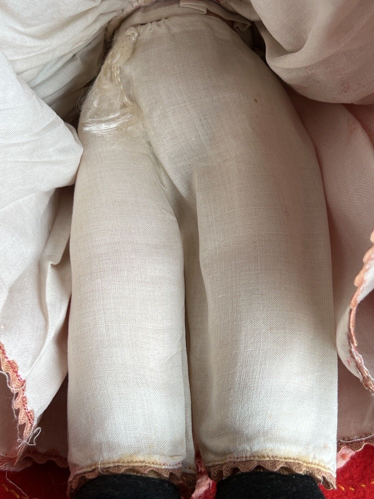 All Original Vintage Italian Lenci 14” Rita Lucia Felt Doll with Tag