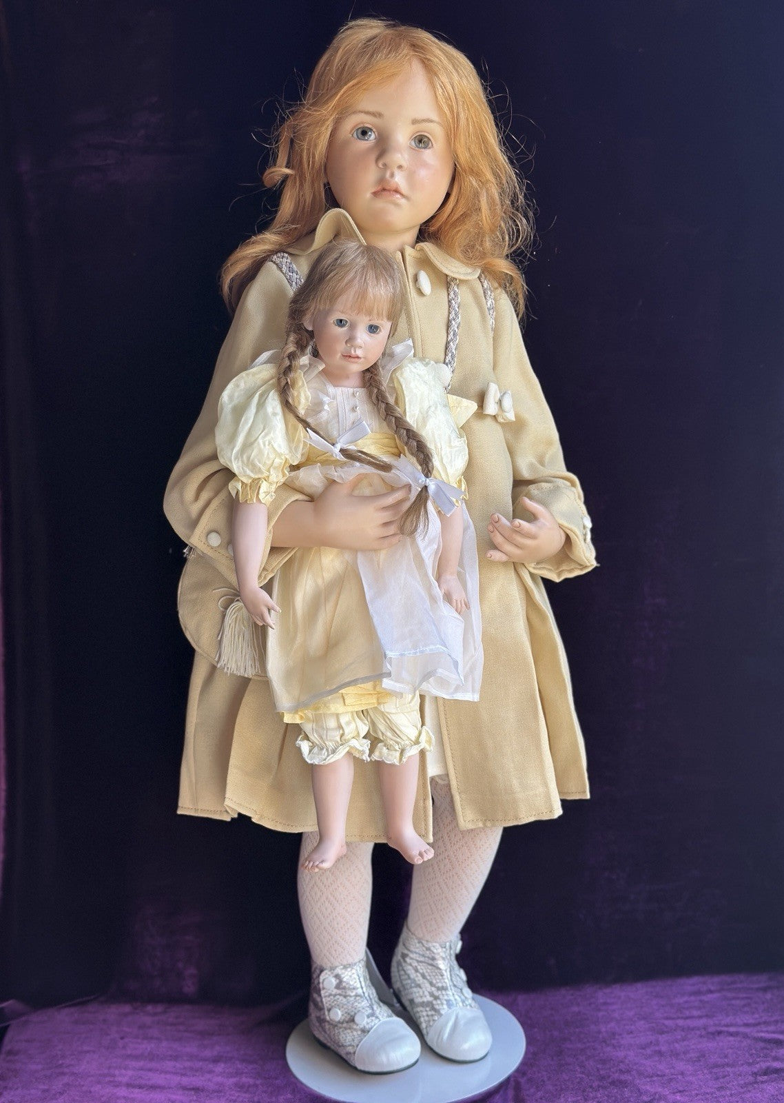German 31” Hildegard Gunzel Wax Over Porcelain Imogene Doll NIB LE USA 25